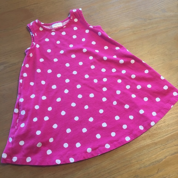 Hanna Andersson Other - Hanna Andersson Pink Polka Dot Dress